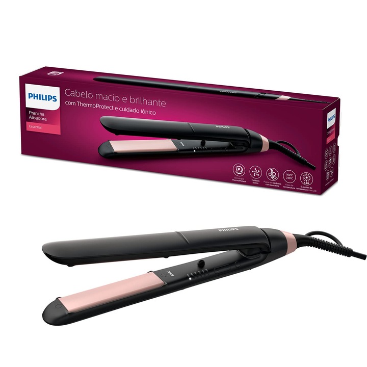 Philips Thermoprotect hajvasaló – puha, fényes haj az ionizációs funkciónak, a Thermoprotect technológiának köszönhetően (Bhs378/00 modell)