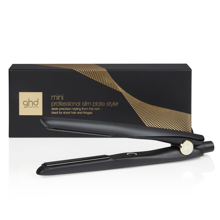 Ghd Mini Styler hajegyenesítő – vékony kialakítás, nagy teljesítményű kerámialapok, optimális formázási hőmérséklet 185°C
