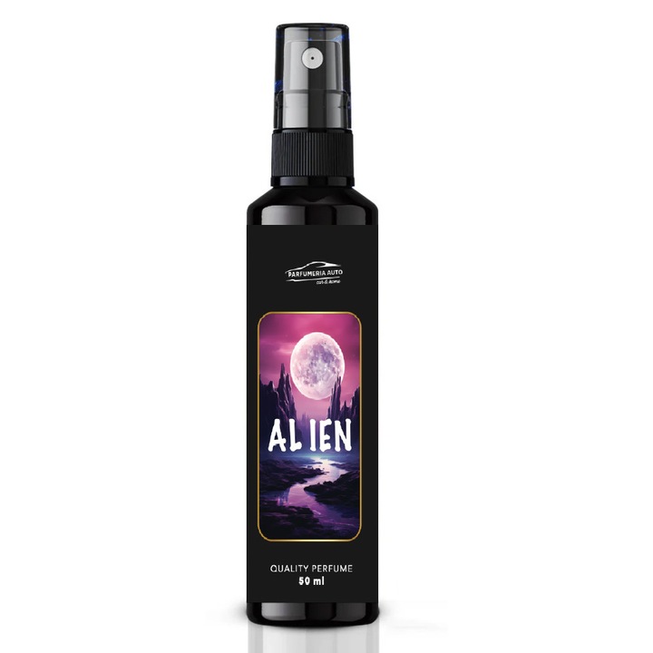 Alien Parfum auto, Mascente, flacon 50 ml cu breloc cadou