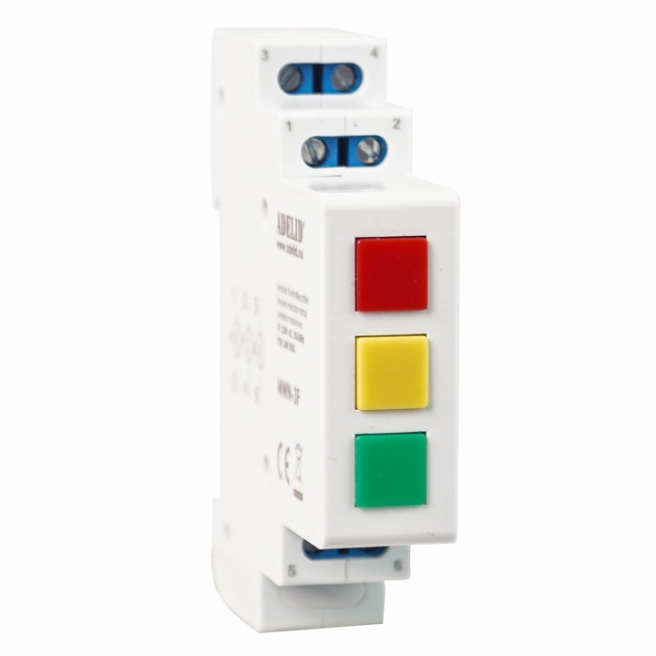 Indicator luminos Adelid 3F 230V MWN-3F