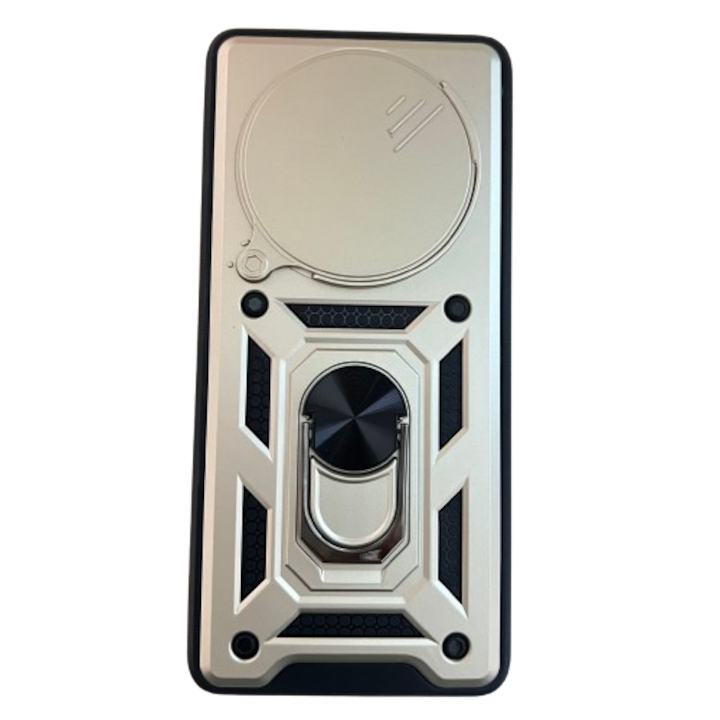 Lengéscsillapító tok gyűrűvel és mágnessel, amely kompatibilis a Honor Magic 7 Lite, Gold készülékkel