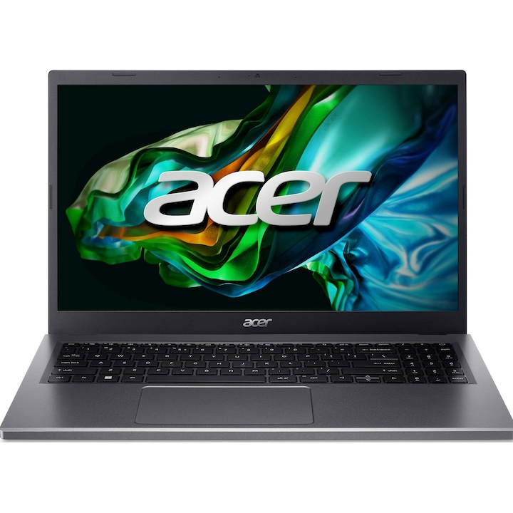 Laptop Acer Aspire 5 A515-58P, A515-58P-5415, 15,6", Intel Core i5-1335U (10 magos), Intel Iris Xe Graphics, 16 GB 6400 MHz LPDDR5, fekete