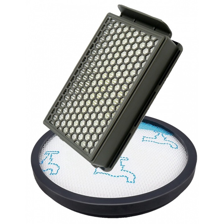 Set 2 filtre e-SWC® pentru aspirator Rowenta Compact Power XXL, echivalent cu ZR780000