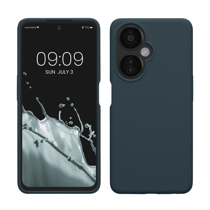 Калъф Kwmobile за OnePlus Nord N30/Nord CE 3 Lite, тъмно зелен, силикон, 61267.202