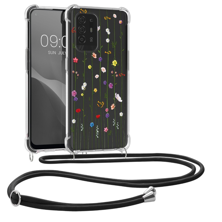 Kwmobile tok zsinórral OPPO A94 5G-hez, többszínű, szilikon, KWM000017NI002C