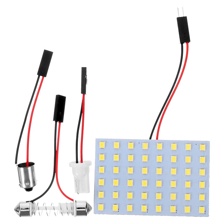 Lampa LED panel, 48 LED-uri, 4.8W, 7000K, dimensiuni 6x4x0.3cm, multicolor