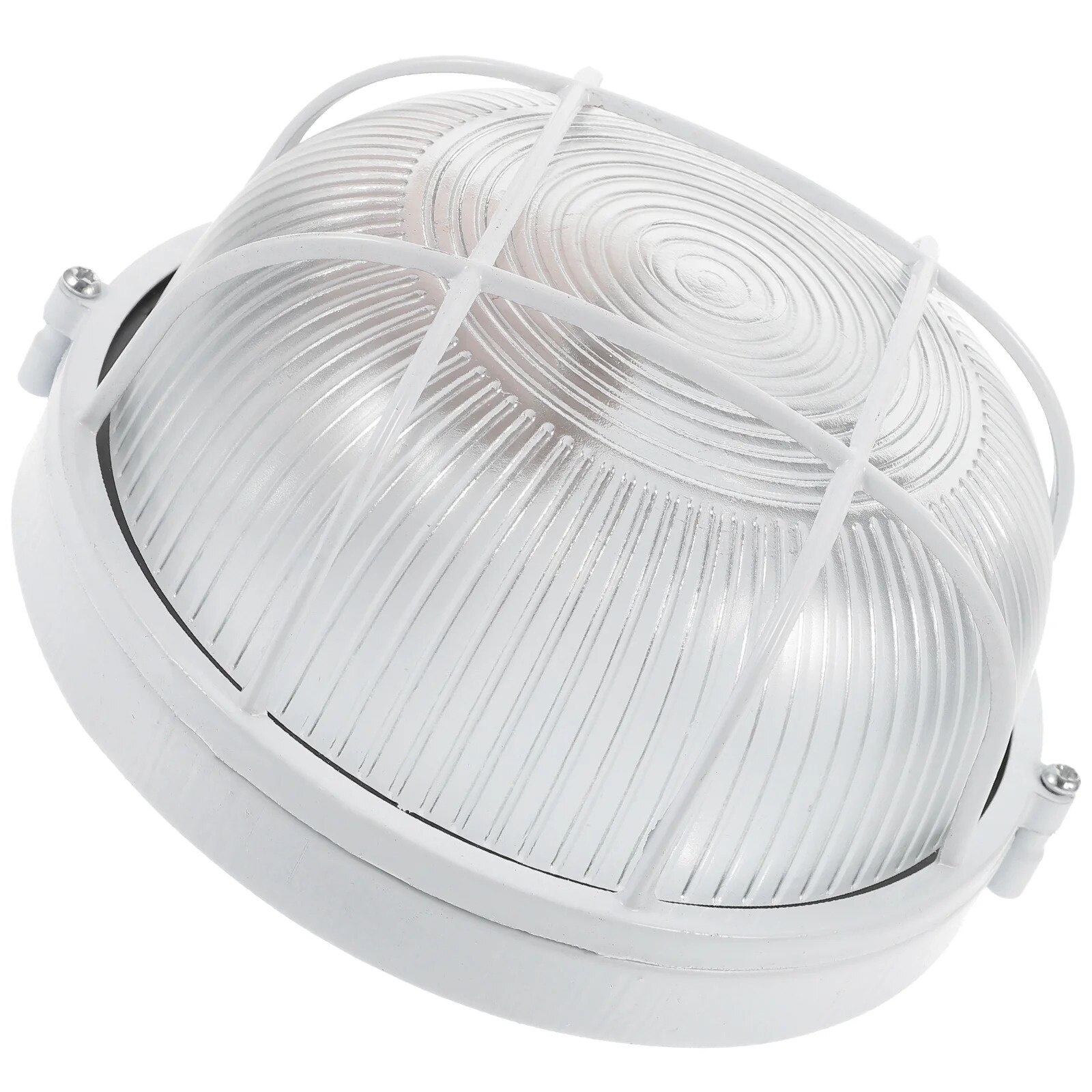 Lampa pentru sauna, zinc, sticla, alb, 18.50x18.50x9.50cm - eMAG.ro