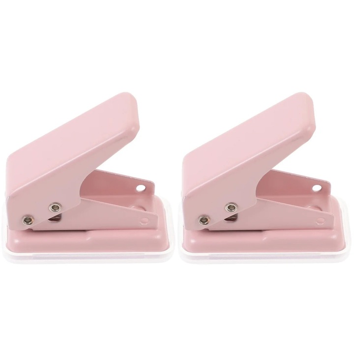 Perforator mini, multicolor, 5.60x3.50x3.00cm, set birou