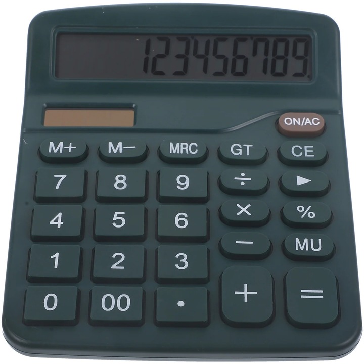 Calculator de birou, multicolor, 12 cifre, dimensiuni 14.50x12.00x2.50cm