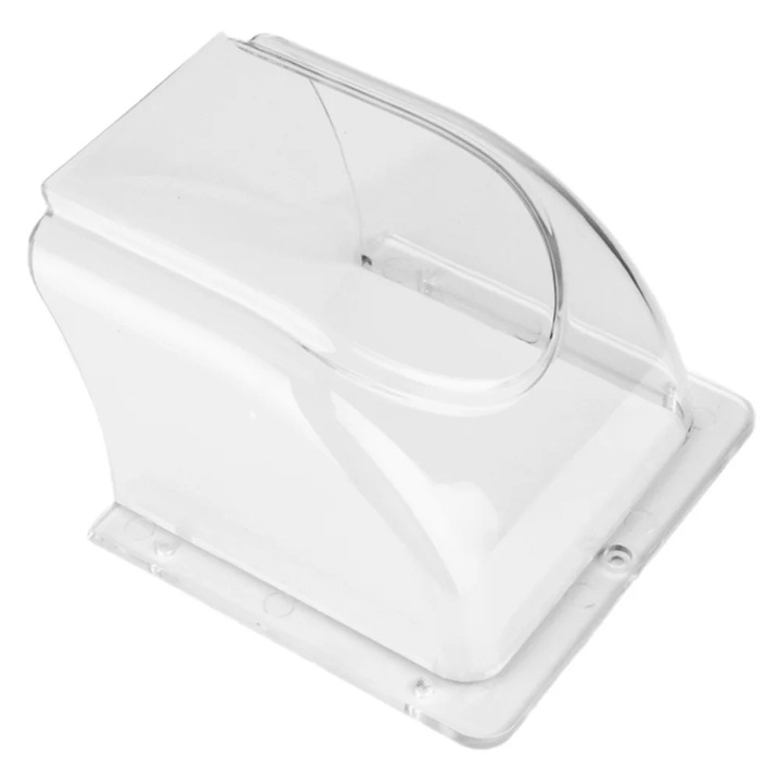 Set de huse pentru sonerie, transparent, 14x12.5x8.3cm, protectie impotriva ploii
