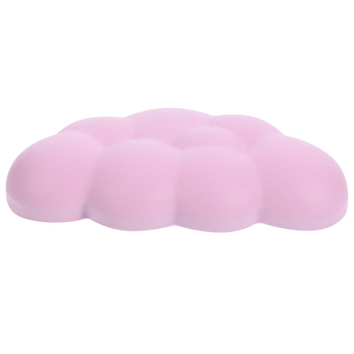 Mousepad cu suport pentru incheietura mainii, roz, 15x9x1.5cm