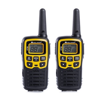 Statie radio PMR portabila Midland XT50 Adventure, 2 buc/set, Galben Statie radio PMR portabila Midland XT50 Adventure, 2 buc/set, Galben