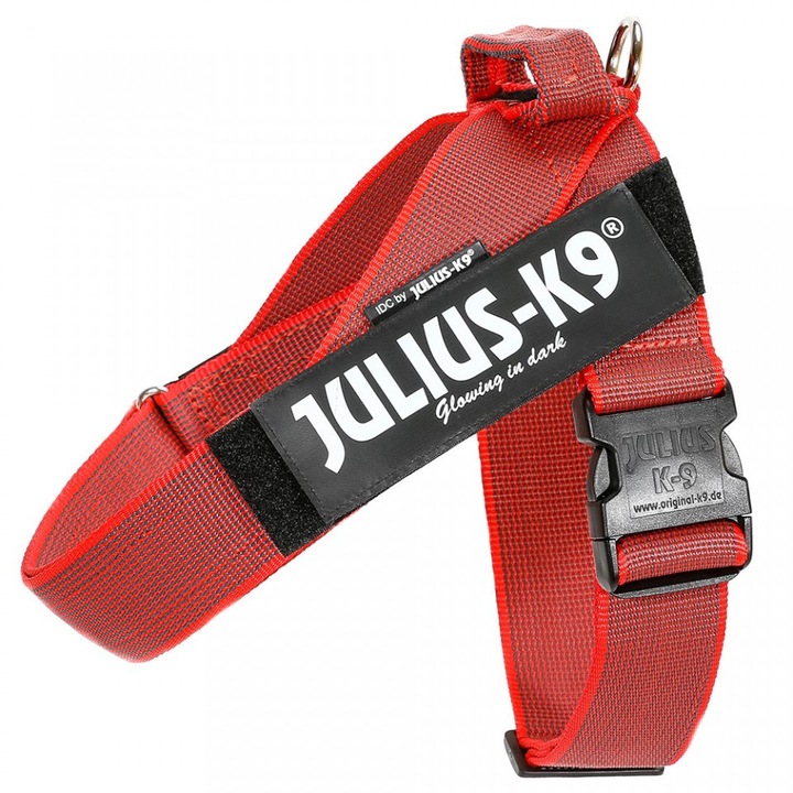 Julius K9 Ham Banda 16502-IDC-R-15 IDC Hám, Mar.(28 - 40 kg), Piros