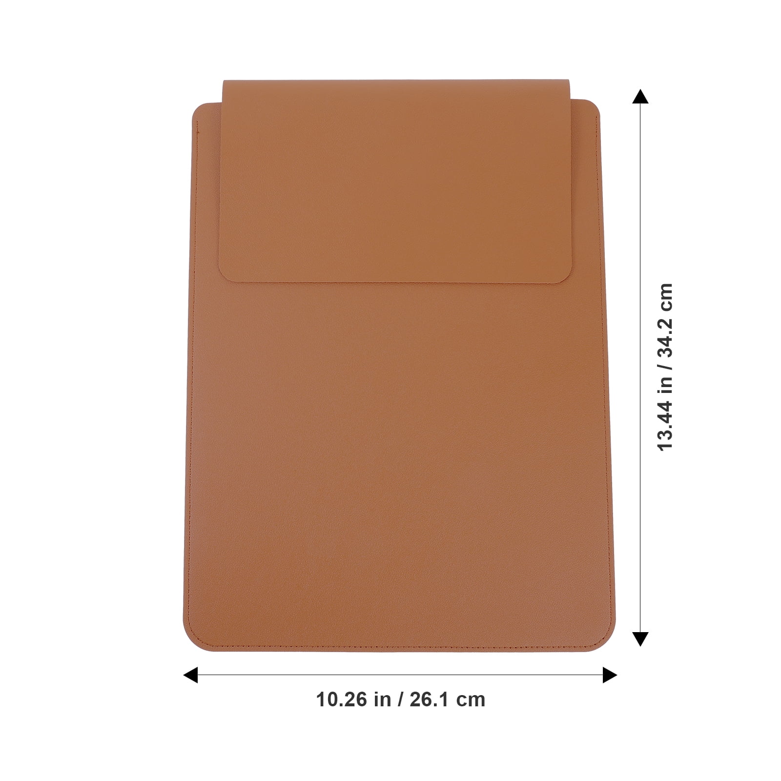 ZYBLSSBB, husa pentru laptop in piele ecologica (PU) captusita, rezistenta la stropire si zgarieturi, LSM2xh406-BCS0057989, maro, 34.2 x 26.1 x 2 cm