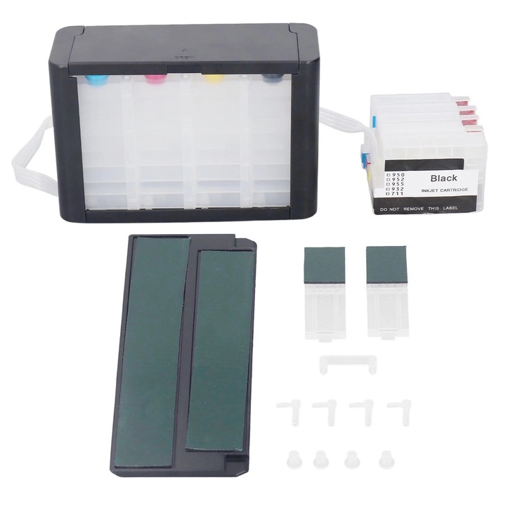 Cartus imprimanta inkjet, 4 culori, fara scurgeri, set