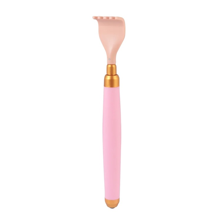 Scarpinator pentru spate, extensibil, 45x3x2cm, ABS, roz