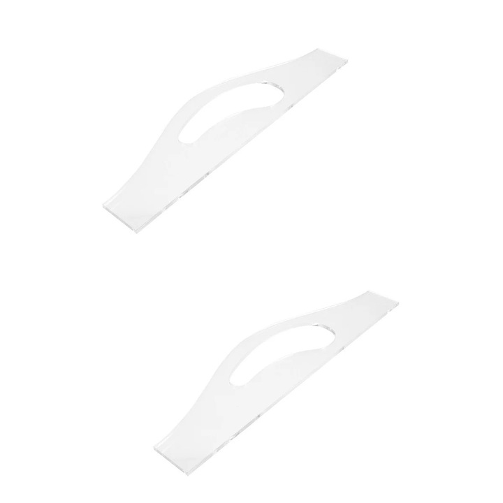 Set de sabloane pentru manere de tocatoare din acril, dimensiuni 27.90x7.60x0.50cm, multicolor
