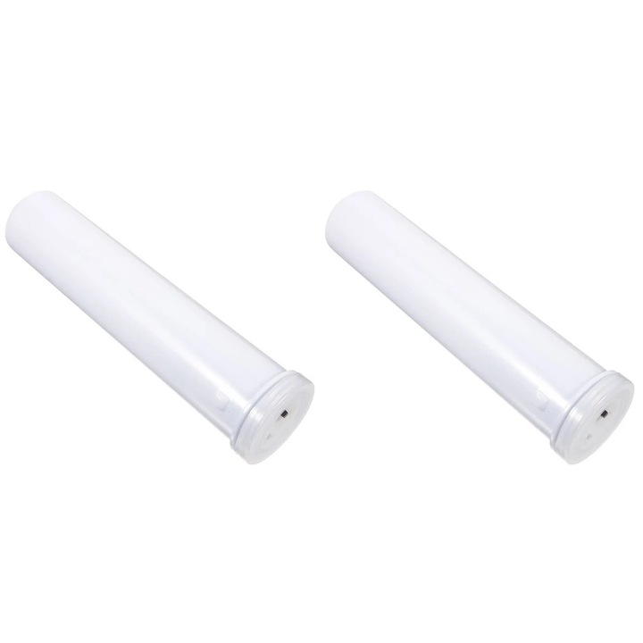 Set 2 Cuburi de Gheata pentru Whiskey, Plastic Alb, 23x5.5x5.5cm