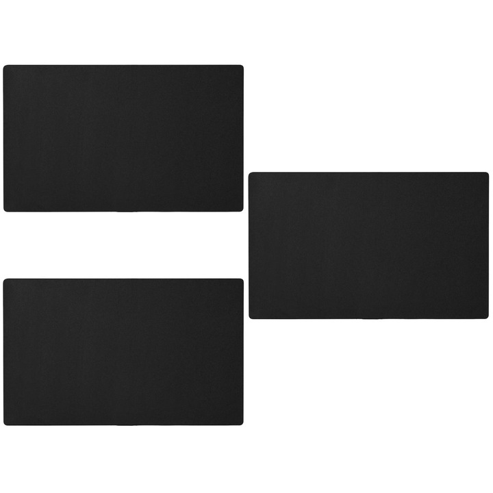 Husa monitor elastica bumbac negru 46x26x0.2cm set 3 bucati