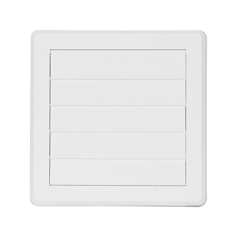 Rama de aerisire gravitationala, 17.5 x 17.5 cm, alb, Haco