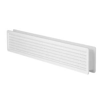 Set 2 bucati rama aerisire, dubla, pentru usi, 50 x 9 cm, alb, Haco Set 2 bucati rama aerisire, dubla, pentru usi, 50 x 9 cm, alb, Haco