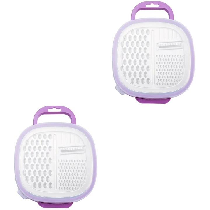 Razatoare multifunctionala din otel inoxidabil, set de 2 bucati, multicolor, 24x18x4cm
