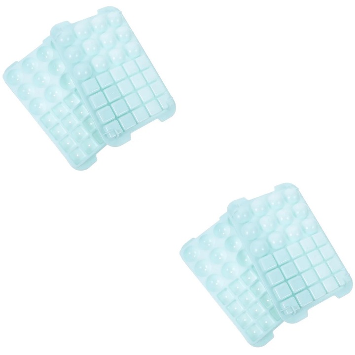 Forma cuburi de gheata, 2 bucati, plastic, multicolor, 22.50x14.00x3.00cm