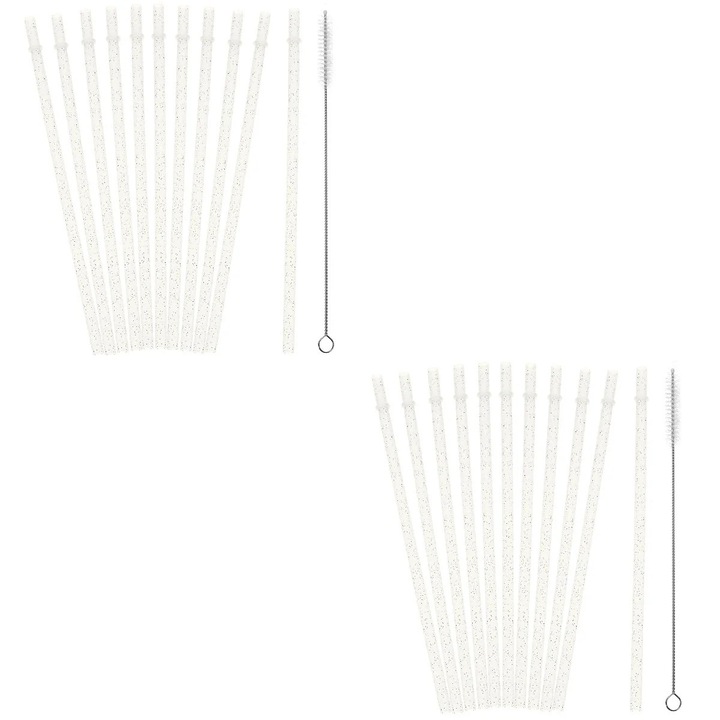 Set 50 Paie Plastice Multicolore 0.70x0.70x23.00cm