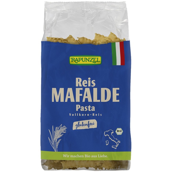 Paste mafalde din orez integral, fara gluten bio, 250g