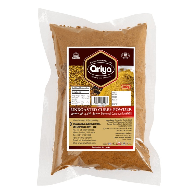 ARIYA Condiment Curry neprajit 200G