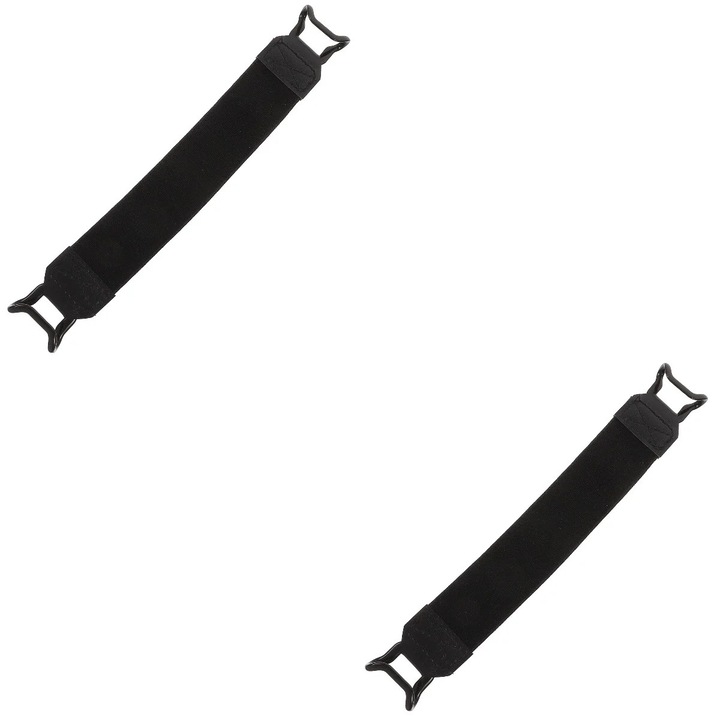 Bratara de mana pentru tableta, set 2 bucati, ajustabila, neagra, 22.50x3.00x1.00cm