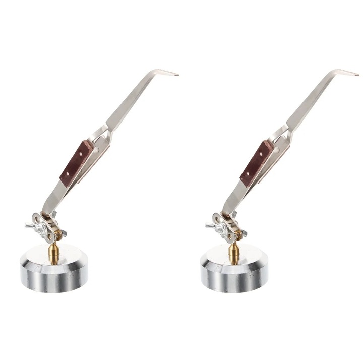Set de 2 pensete pentru bijuterii, metal, 18x5x5cm