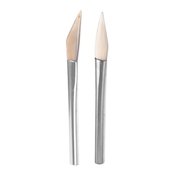 Set de unelte de finisare pentru bijuterii, inox, 14x1.3x1cm, argintiu