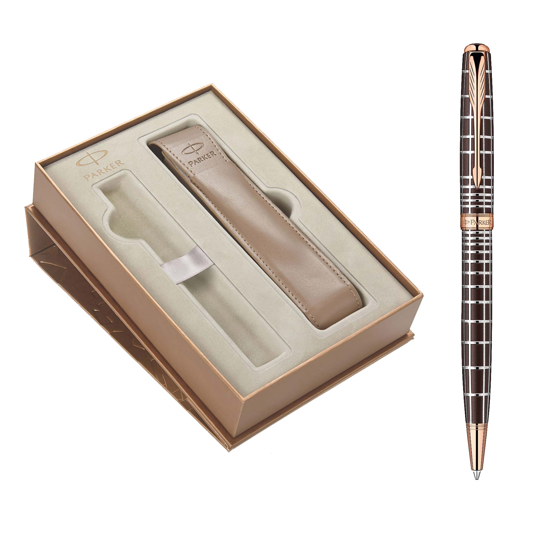 Pix Parker Sonnet, lac maron PGT + Cutie cu etui