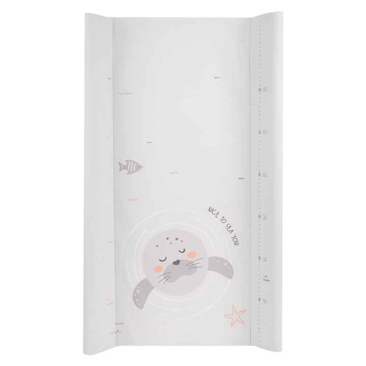 Мека PVC подложка за повиване Kikkaboo, Размери 50х80см, Seally Me