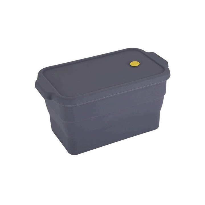 Összecsukható ételtartó, CooTooLa, Szilikon, Szürke