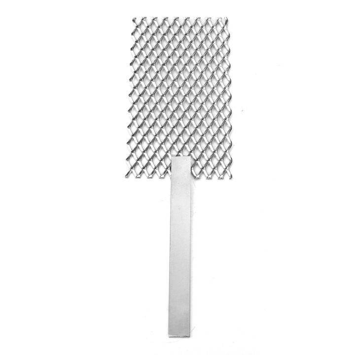 Instrument de placare cu plasa de titan platinizat, Enforose, 9x5.3cm, 10x5.3cm, argintiu
