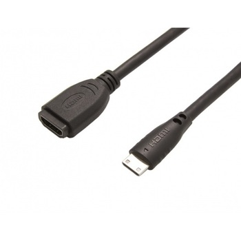 Adaptor mini HDMI-C la HDMI T-M 15cm, Value 12.99.3120 Adaptor mini HDMI-C la HDMI T-M 15cm, Value 12.99.3120