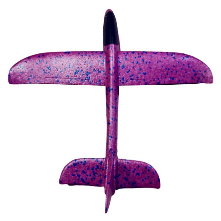 Megvastagított, világító habrepülőgép, kézi dobású repülőgép, világító sikló, EPP hab játékmodell, Endorose lila