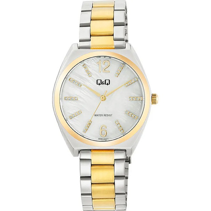 Női karóra Q&Q Q90B-006PY, ezüst és arany