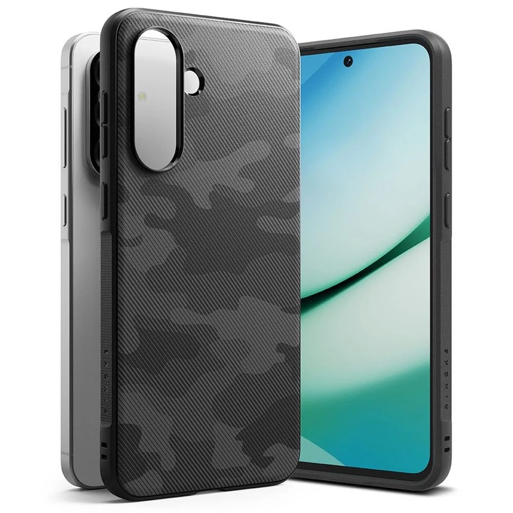 Carcasa Ringke Onyx compatibila cu Samsung Galaxy A36 / A56 5G Camo Black