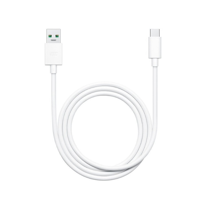 Kábel: Realme DL129 - USB / Type-C (USB-C) fehér kábel, 1 m, 65W