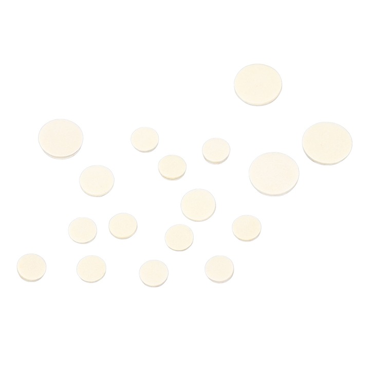 Комплект от 17 подложки за резонаторни отвори за кларинет Bb, Enforose, материал от овча кожа, лесни за инсталиране