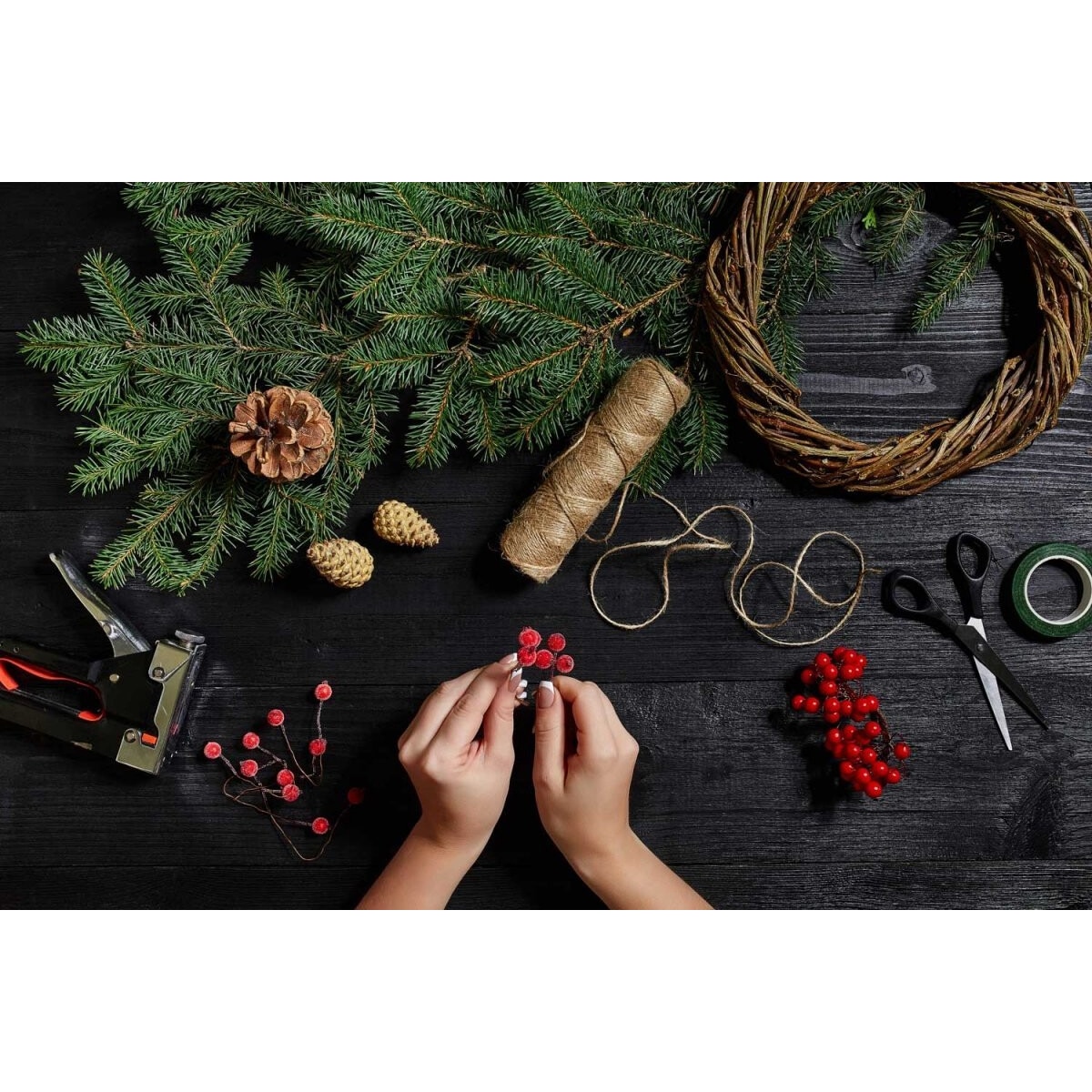 Set de 50 ghinde naturale ColorFulWorld pentru decorare - eMAG.ro