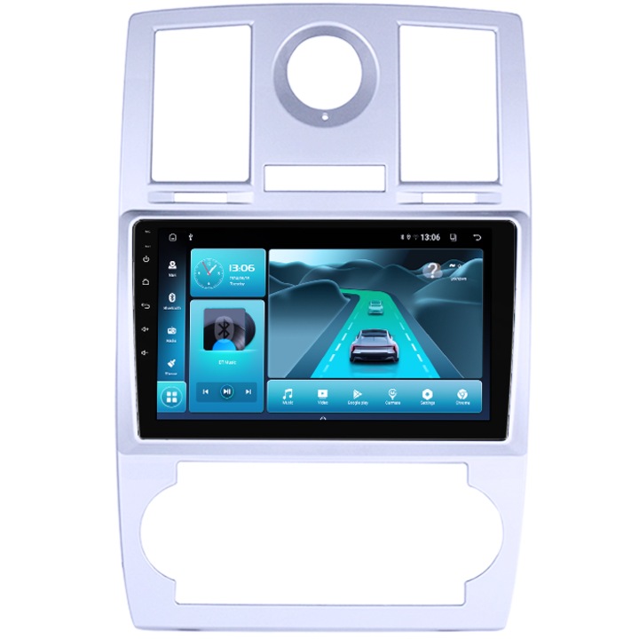 Torovo Android Car Stereo For CHRYSLER 300C 2004-2008 9 Inch 2 Din Radio Gps Navigation Ips Touch Screen Multimedia Player Support 4g Carplay Swc Wifi Mi