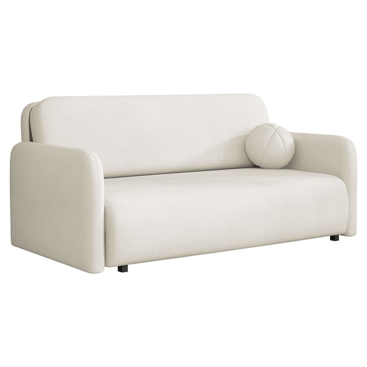 Canapea Clivia Sun IV, MIRJAN24, alb, 103x170x85 cm