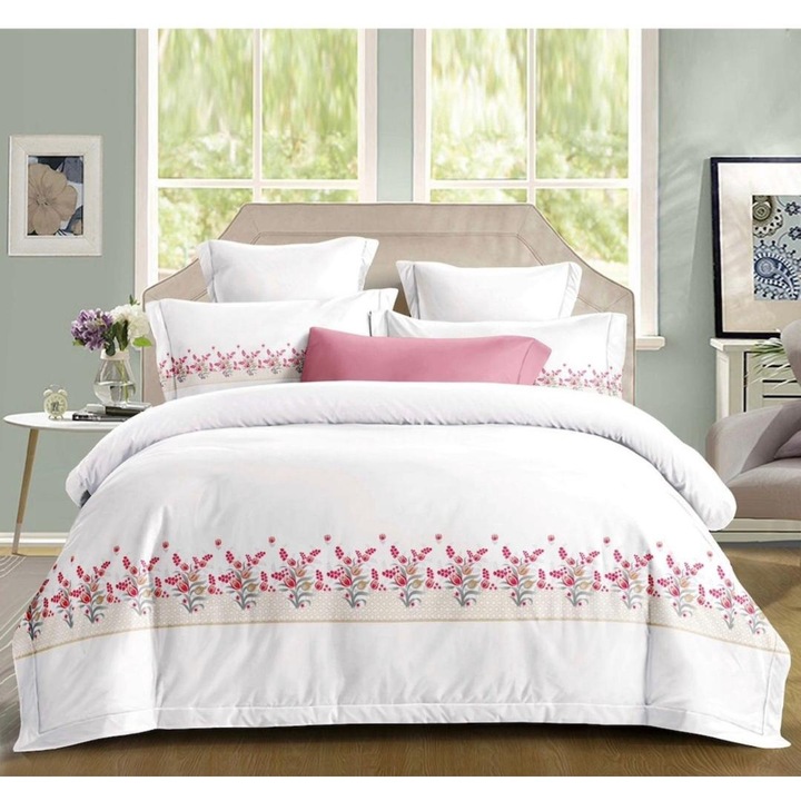 Set de 6 cesti cu 6 farfurii, design unicat, maner in forma de fluture, 220 ml