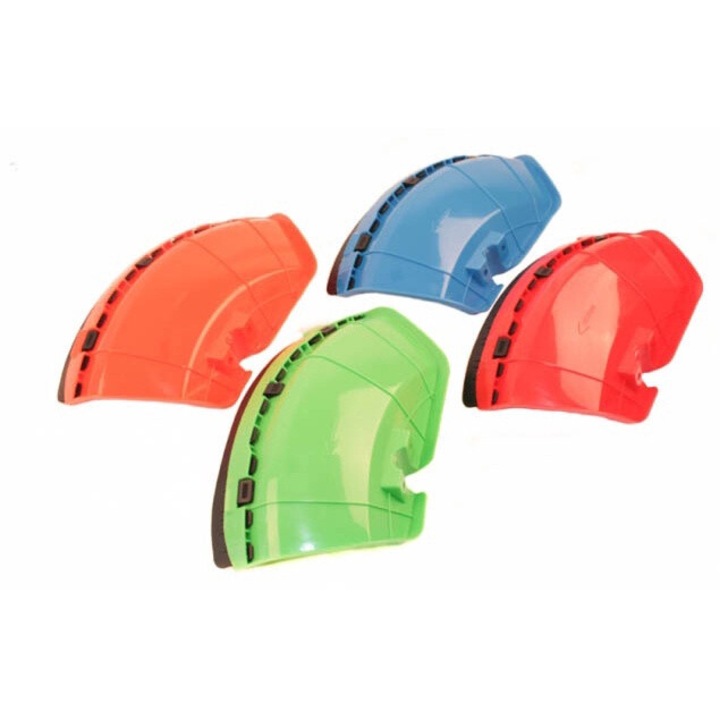 Set 4 Aparatoare Disc Motocoasa Lider MX157, Plastic Rezistent, Multicolor, Instalare Usoara