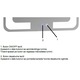 Set baza mobilier cu doua usi si lavoar ceramic+Oglinda cu Iluminare LED, BadenMob, Seria 733, 60cm, Alb