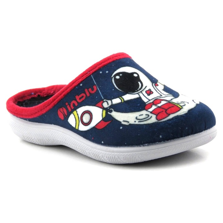 INBLU papucs, sötétkék, szintetikus, űrhajóssal